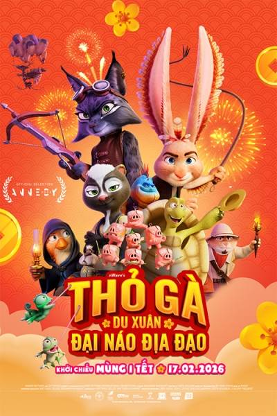 Thỏ Gà Du Xuân: Đại Náo Địa Đạo